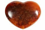 Colorful Carnelian Agate Heart #121563-1